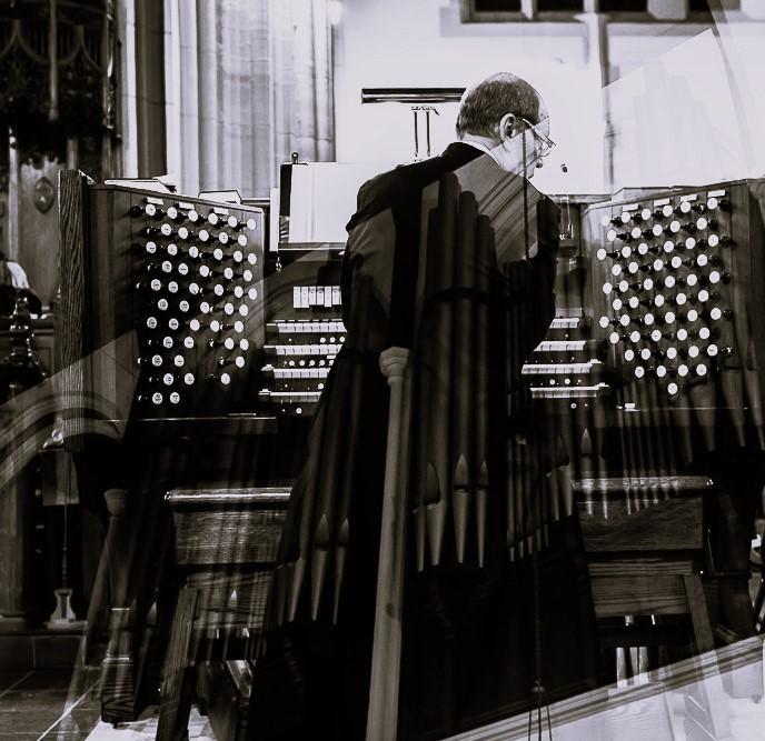 Paul Halley at Cathedral organ