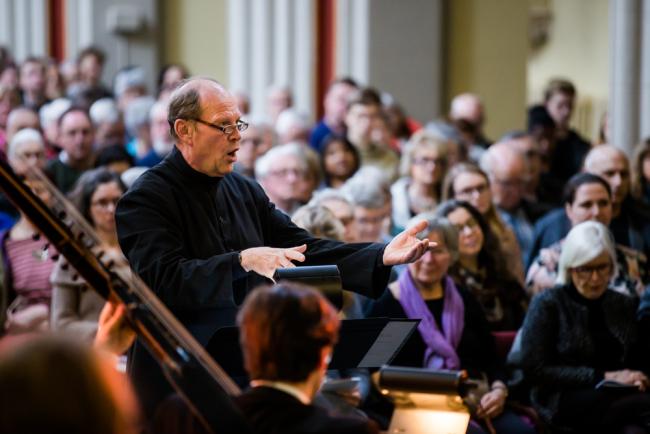 Paul Halley conducting